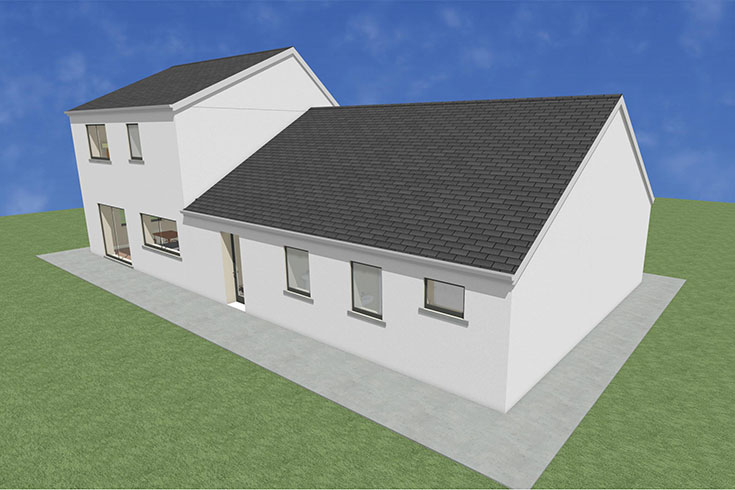 back wall building company residential house design self build architects rossmore cork ireland