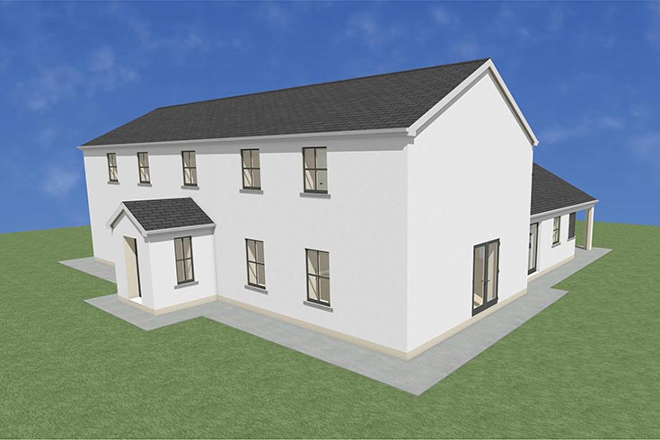 back wall building company residential house design self build architects portlaoise laois ireland
