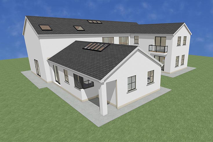back wall building company residential house design self build architects portlaoise laois ireland