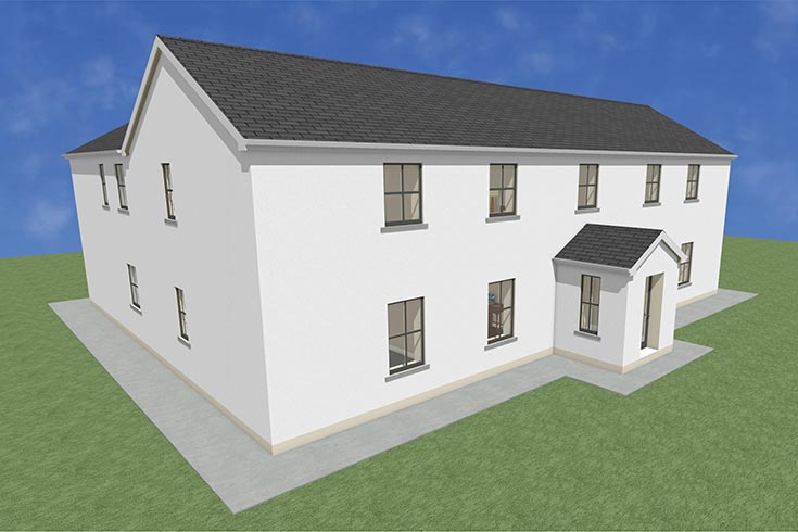 back wall building company residential house design self build architects portlaoise laois ireland